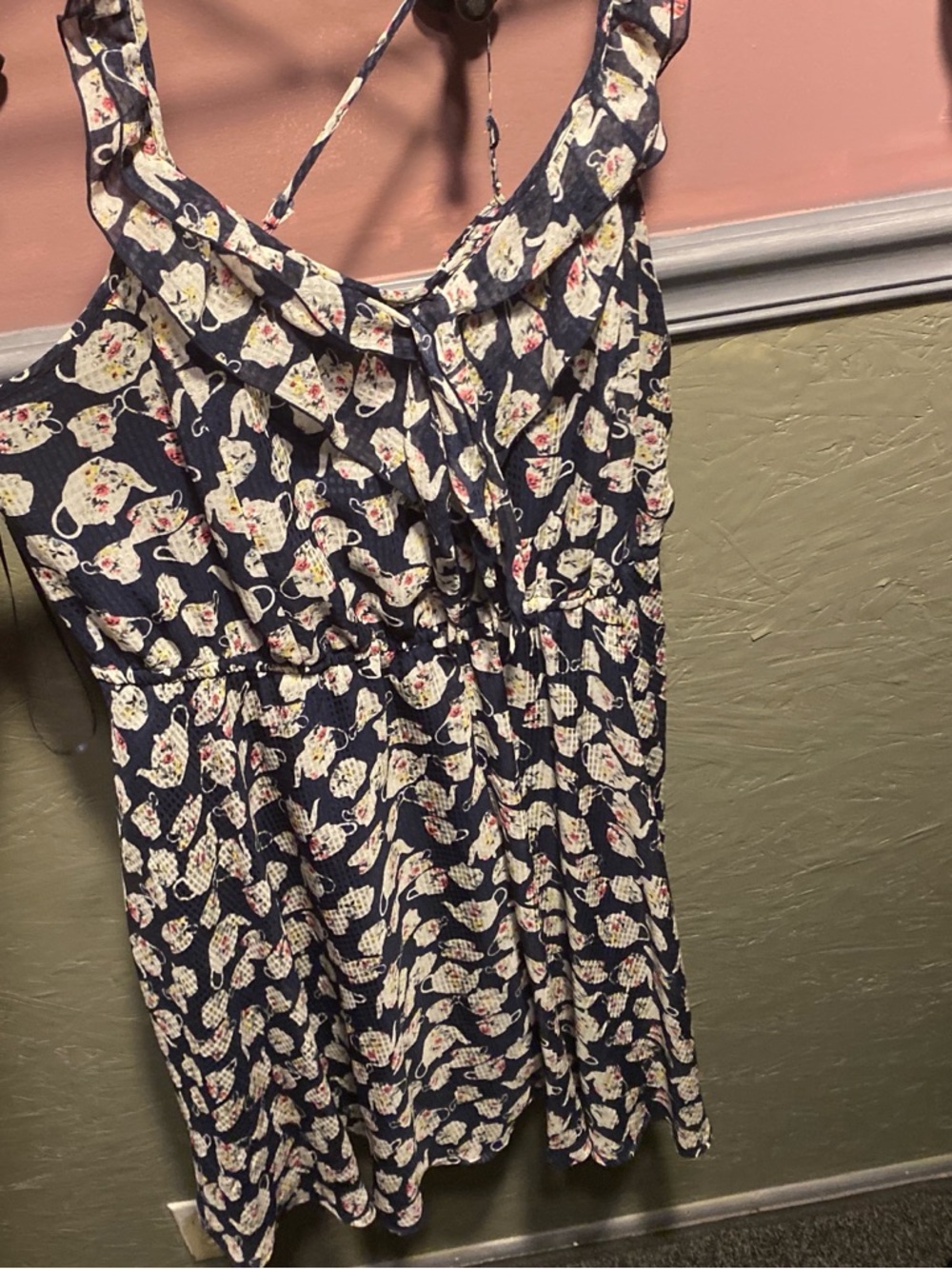 Disney Alice in Wonderland Floral Tea Pot and Cup Lauren Conrad Sundress